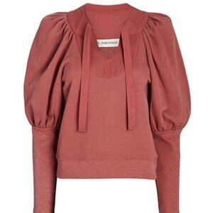 Ulla Johnson Sutton Tie Neck Sweatshirt XL